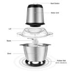 Electric Meat Grinder with 3L Stainless Steel Bowl