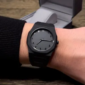 Black Arabic Dial Watch