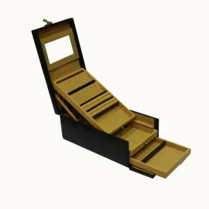 Locker Multipurpose Jewelry Box Genuine Leather # XL_LOCKER JB