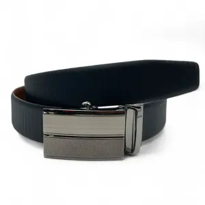 Mens Leather Belt Reversible with Auto-lock Buckle 35mm Trama [RR]