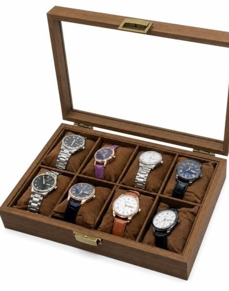 8 slot watch box
