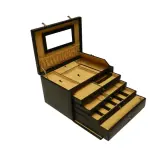 Jewelry Box Genuine Leather Multipurpose Watch & Jewelry XL - BB+JB