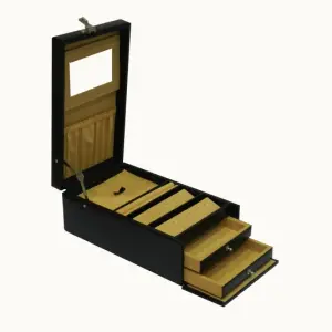 New Locker Multipurpose Jewelry Box Genuine Leather # XL_LOCKER JB [New]