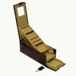 Small Locker Jewelry Box Genuine Leather # S_LOCKER
