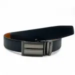 Mens Leather Belt Reversible with Auto-lock Buckle 35mm Envi [RR]