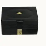 Small & Compact Jewelry Box Double Layer # Double_Button JB
