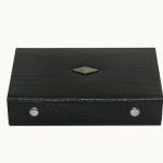 Compact & Small Flat Snap Button Jewelry Box # S.Button_JB