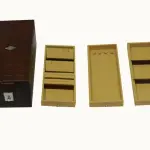 Small Locker Jewelry Box Genuine Leather # S_LOCKER