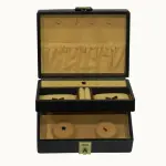 Small & Compact Jewelry Box Double Layer # Double_Button JB