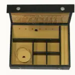 Compact & Small Flat Snap Button Jewelry Box # S.Button_JB