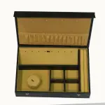 Compact Flat Snap Button Jewelry Box # L.Button_JB