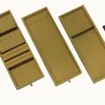 Small Locker Jewelry Box Genuine Leather # S_LOCKER