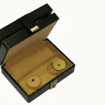 Small & Compact Jewelry Box Double Layer # Double_Button JB