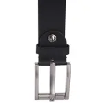 Mens Leather Belt 40mm Crystal Mat
