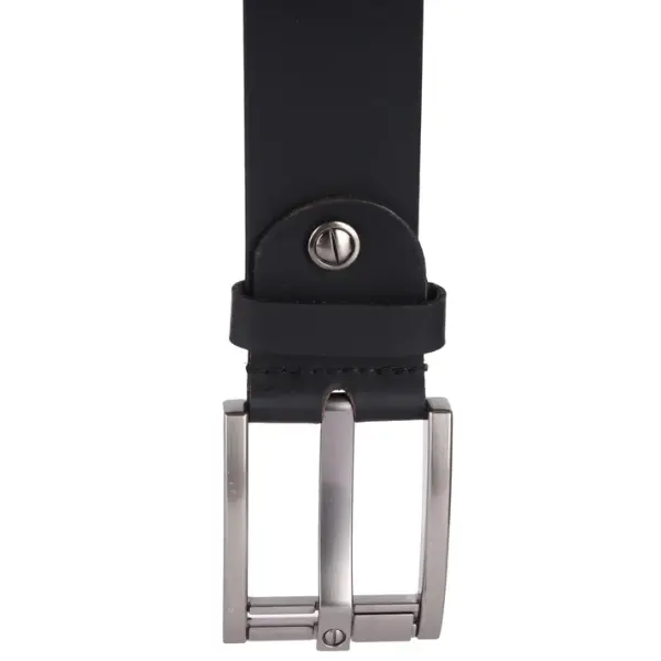 Mens Leather Belt 40mm Crystal Mat