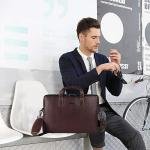 LAVERI GENUINE LEATHER LAPTOP BAG FOR MEN WOMEN 14inch 15inch Cow Hide Office Briefcase Business Cross Body Messenger Bag IPad Macbook Adjustable Shoulder Strap Premium VIP #2817