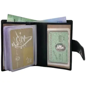Compact Multiple Cards & Cash Wallet RFID # 1865NM [EL.LOOP]