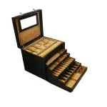 Big Jewellery Box Genuine Leather Multipurpose Watch & Jewellery Jambo JB