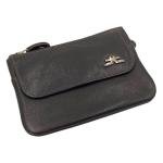 Slim Travel Top Zipper Cards, Cash, Coins & Key Wallet RFID # 1814