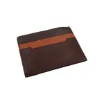 Slim Top Zipper Cards Holder Genuine Leather RFID # 4502