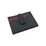 Slim Loop Lock Cards, Cash & Coins Holder Genuine Leather RFID # 4505NL