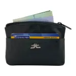 Slim Travel Top Zipper Cards, Cash, Coins & Key Wallet RFID # 1372A