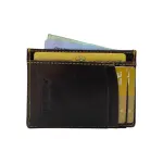 Super Slim Soft Genuine Leather Card Holder, Mini Credit Card Wallet # 1598N