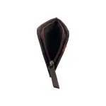 Slim Top Zipper Cards Holder Genuine Leather RFID # 4502