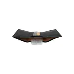 RFID Compact Trifold Cards & Cash Wallet # 1891 [8] Elastic
