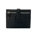Slim Loop Lock Cards, Cash & Coins Holder Genuine Leather RFID # 4505NL