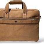 Laptop Briefcase Bag, Brown_Hunter, Multiple Zipper Pockets, Adjustable Shoulder Strap, Business Professional Style