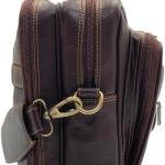 Laptop Briefcase, Brown, Multiple Compartments, Shoulder Strap Included, Professional Business Bag
