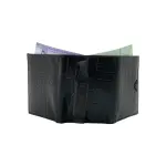 RFID Compact Trifold Cards & Cash Wallet # 1891 Elastic