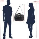 LAVERI FULL GRAIN LEATHER LAPTOP BAG MEN 13/14/15.6inch Cow Hide Office Briefcase Business Cross Body Messenger Bag IPad Macbook Adjustable Shoulder Strap Premium Expandable 1 Year Warranty #2868