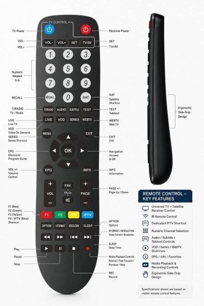 Spider No1 Ultra Receiver Remote